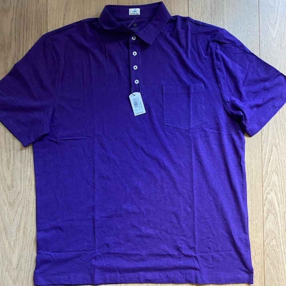 Johnnie-O Hangin Out Polo in Purple 1